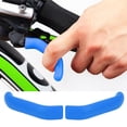 thumbnail image 4 of Manillar de bicicleta de montaña plegable, cubierta de silicona antideslizante, color azul, 1 par, 4 of 8