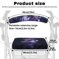 thumbnail image 6 of HELLHERO Dark Blue and Purple Rose Rollator Walker Seat and Backrest Rollbar Covers Set Backrest Covers Breathable Reusable Easy to Install for Seniors, 6 of 7