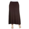 thumbnail image 2 of 24seven Comfort Apparel Plus Size Maxi Skirt, 2 of 4