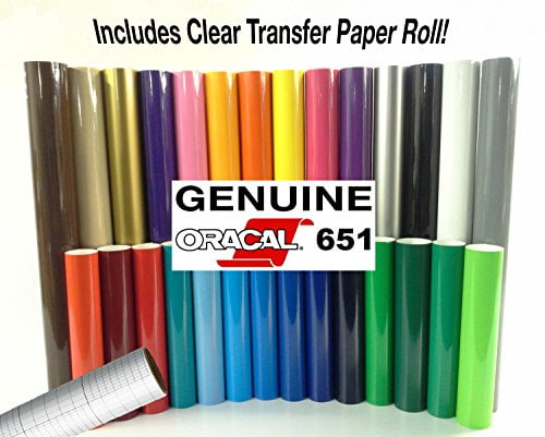 Oracal 651 Vinyl Starter Kit 30 Roll Bundle for Cricut Silhouette 3m Toolkit for sale online 