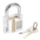 thumbnail image 2 of 15pcs Lock Picking Set Kit Tool with Three Transparent Practice Training Padlock Lock for Locksmith Beginners and Professional, 2 of 5