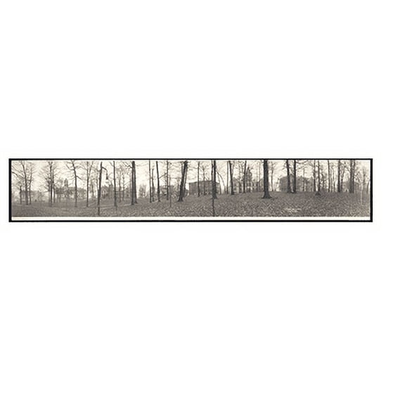 Historic Print, IN Indiana Univ 1913 PHOTO, Width 7" x Length 36"