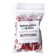 Buttons Galore Craft & Sewing Button Super Value Pack (Candy Cane)