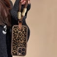 thumbnail image 5 of Brown Leopard Print + Lanyard, Premium Minimalist Leopard Print Phone Case, Compatible with iPhone 17 Pro Max, 17 Pro,17,16 Pro Max, 16,16 Pro,16 Plus,15,15 Pro Max11,12,13,14 Pro Max, 11 Pro,, 5 of 9