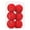 Red, variant on LSLJS Christmas Tree Ball Ornaments for Xmas Tree - 3.15" Furry Shatterproof Christmas Tree Hanging Decorations Plush Baubles Ball Pendants Bauble Sphere Christmas Decorations for Party(6 Pcs)