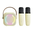 thumbnail image 3 of HILABEE Mini Karaoke Machine for Kids Portable BT Speaker Sturdy Easy to Use Creative Beige, 3 of 8