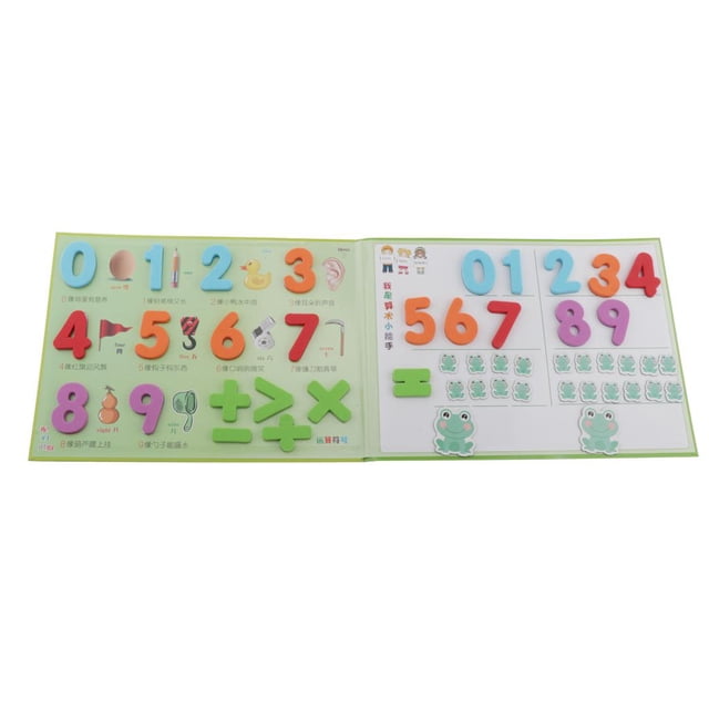 Montessori Números y de la de la de la Magnéticos Niños, Educación Temprana Juguetes para Niños, Bebes 30x20x6cm