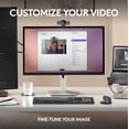 thumbnail image 3 of Logitech MX Brio Ultra HD 4K Collaboration and Streaming Webcam, 1080p at 60 FPS, Dual Noise Reducing Mics, Show Mode, USB-C, Black, 3 of 11