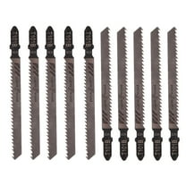 10Pcs 4inch HCS Metal T101B Reciprocating Saw Blades Jigsaw Cutters T-shank For Hard Wood Curve Cut Tools