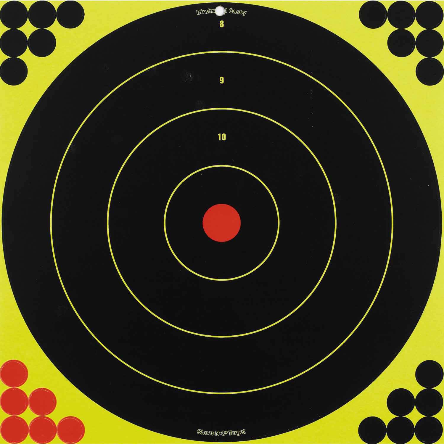 birchwood shoot n c 12 bull s eye target 100 targets walmart com