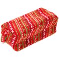 thumbnail image 2 of KAKOWELY Bolsa de maquillaje, bolsa de cosméticos, bolsa de lápices de punto, bolsa de maquillaje de Año Nuevo, bolsa de artículos de tocador portátil, 2 of 5