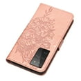 thumbnail image 3 of Dteck For Samsung Galaxy S21 Ultra 360 Protection Case,Shockproof TPU Luxury Diamond Embossed Butterfly PU Leather Flip Wallet Stand Cover w/ Hand Strap.For Samsung Galaxy S21 Ultra,Rosegold, 3 of 5