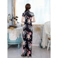 thumbnail image 3 of Black Cheongsam Chinese Traditional Slim Dress Wedding Costume Long Dresses Sexy Qipao, 3 of 6