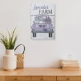 thumbnail image 3 of Wooden Lavender Farm Market Truck Wall Sign, 3 of 3