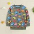 thumbnail image 2 of Gerichy Toddler Boy Sweatshirt 2T 3T 4T 5T 6T 7T Long Sleeve Shirts Boys Sweater Cotton Car Cartoon Pullover Crewneck Sweatshirts Tops, 2 of 5