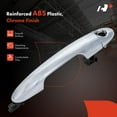 thumbnail image 3 of A-Premium Front Left Driver Side Exterior Door Handle with Keyhole Compatible with Fiat 500L 2014 2015 2016 2017, Chrome, Replace# 5NF30SZVAA, 3 of 8