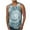 Sky Blue, variant on Fancifize Mens Big and Tall Summer Tank Tops 3D Printed Casual Sleeveless Vacation Beach Shirts Crewneck Gym Workout Tank Top S-4XL