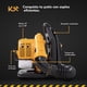 thumbnail image 3 of Sopladora De Aire Motor A Gasolina 2 Tiempos 43CC 2HP De Mochila Soplador De Hojas Kingsman amarillo Estandar, 3 of 9