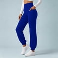 thumbnail image 2 of Gfyviroh Women's Jogger Pants Stylish V-Yoke Waist Comfy Active Pants Stretchy Casual Yoga Workout Pants with Pockets, 2 of 7