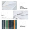 thumbnail image 2 of Yayeee Kitchen Hanging Hand Towels Set of 2 with Loop Bathroom Absorbent Tie Towel, Navy Blue Stripes, 2 of 7