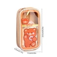 thumbnail image 3 of High Capacity Pencil Case, Aesthetic Big Pencil Bag Pouch Box Organizer Pen Case with Zipper, Kawaii Stationery Storage and Organizer, Classroom Office Supplies for Teen and Adult, 3 of 6