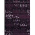 thumbnail image 2 of United Weavers 851 10782 58 5 ft. 3 in. x 7 ft. 2 in. Dallas Countess Area Rug, Plum, 2 of 10