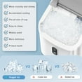 thumbnail image 3 of Havato Nugget Ice Machine, Extruded Ice & Chewed Ice, 33 Lbs /24H, Self-Cleaning, Party/Kitchen/Office, White, 3 of 7