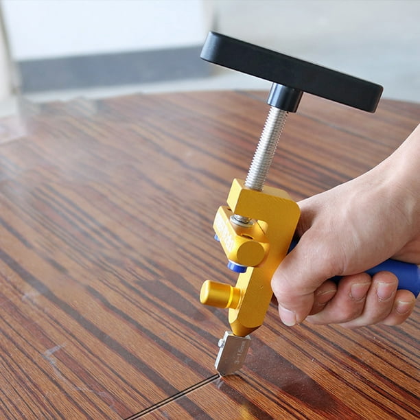 Peggybuy 2 in 1 Glass Ceramic Tile Cutter with Knife Wheel Diamond