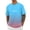 Light Blue, variant on California Graphic Tees for Men 2026 Summer Casual Short Sleeve Crewneck Gradient Color T Shirts Streetwear