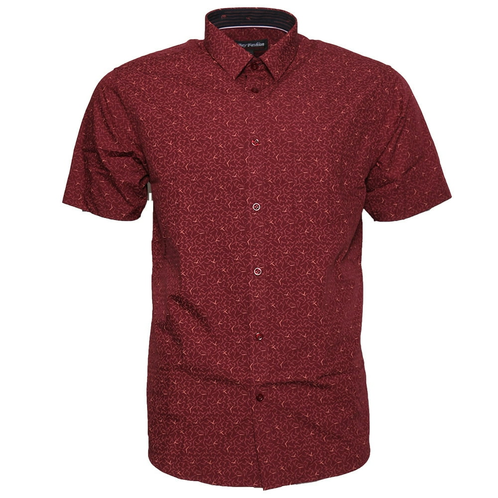 red button dress shirt