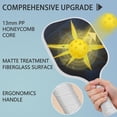 thumbnail image 2 of Pickleball Paddles Set Of 2, Fiberglass Surface, Thunder, Speed Print, 4 Balls & Bag, 2 of 5