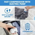thumbnail image 2 of Onekawa 12-Pack Vacuum Storage Bags Set - Space-Saving Travel Solution with Pump for Clothes, Blankets, and Bedding, 2 of 7