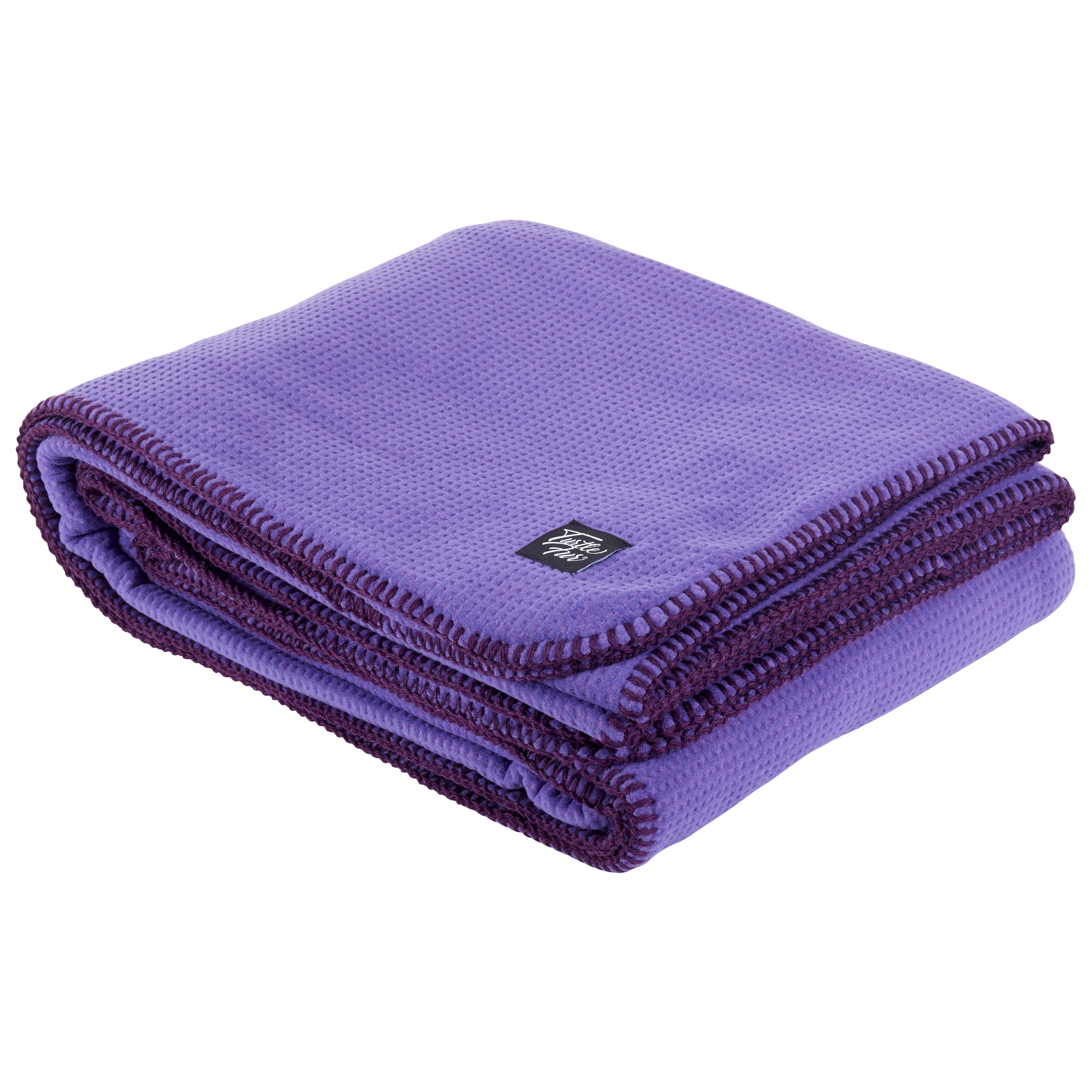 Turtle Fur 59" x 50" Fleece Throw Blanket Polartec Thermal Pro Grid