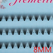 Woman's Fashion 0.07 Thickness Natural Long Semi Permanent False Eyelashes Individual Eyelashes Extension Premade Volume Fan Russian 8MM
