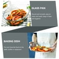thumbnail image 2 of White Glass Baking Dish for Home Use Microwave Safe Easy to Clean with Generous Size 11.8 x 7.9 Inches, 2 of 8