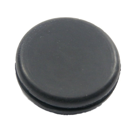 Fits 1" Hole - 1 5/16" Diameter - 3/8" Height - 1/16" Panel Thickness - Push-in Panel Plug Grommet Without a Hole Rubber Plug (1)