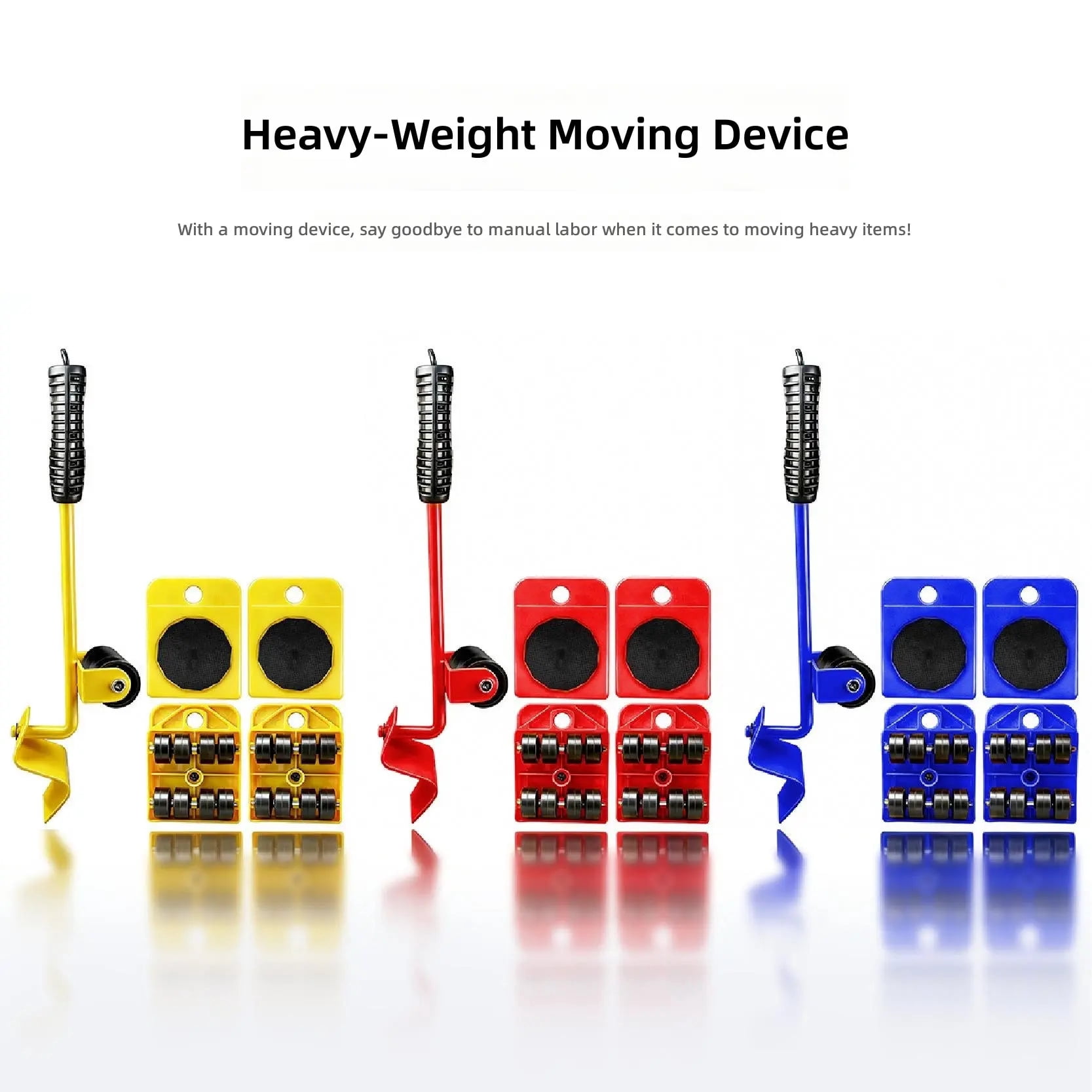 Strong ABS Furniture Sliders Set Of 5 For Easy Moving Heavy Items Like Couches Tables Cabinets Moving Sliders Movers