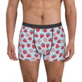 thumbnail image 2 of Bingfone Strawberries Men's Underwear - Casual Stretch Boxer Briefs-Medium, 2 of 7