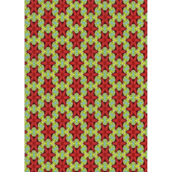 Ahgly Company Machine Washable Indoor Rectangle Transitional Avocado Green Area Rugs, 4' x 6'