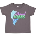 thumbnail image 3 of Inktastic Mermaid Vibes Mermaid Tail Girls Toddler T-Shirt, 3 of 5
