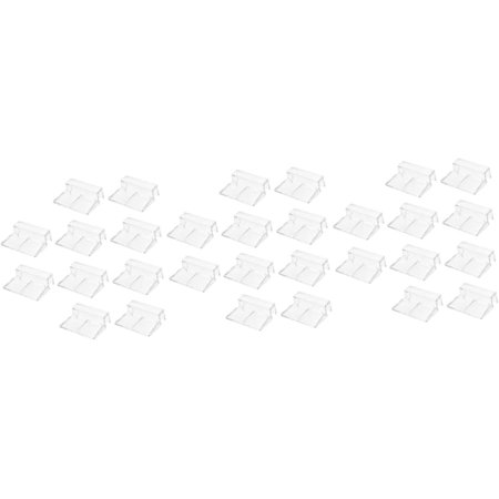 30 Pcs Fish Tank Cover Bracket Clear Shelves Glass Aquarium Frame Holder Acrylic Fish Tank Cover Cover Clip Support Aquarium Lid Holder Acrylic Fish Tank Bracket Supporting Rack