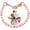 Pink, variant on Colorful Dog Necklace CollarVariety 16mm Beaded Pet Collar with Adjustable Belt BuckleDog Friendship Collar Suitable for Daily Wear by Medium Large Pets and Festival Themed Photo PurpleXL(18.5-20.5")