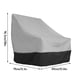 thumbnail image 5 of Fundas impermeables Toystoory para muebles de exterior Oxford Jardín y Patio Gris 96.5x89x79cm, 5 of 6