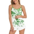 thumbnail image 2 of Babcutegg Nightwear for Women Pullover Regular Fit Lightweight Elastic Waist Crew Neck Womens Summer Sleepwear Green Size L, 2 of 4