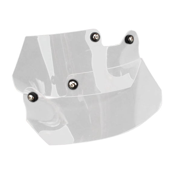 Paneles laterales del parabrisas de motocicleta con pantalla antiarañazos para BMW R1200GS Negro
