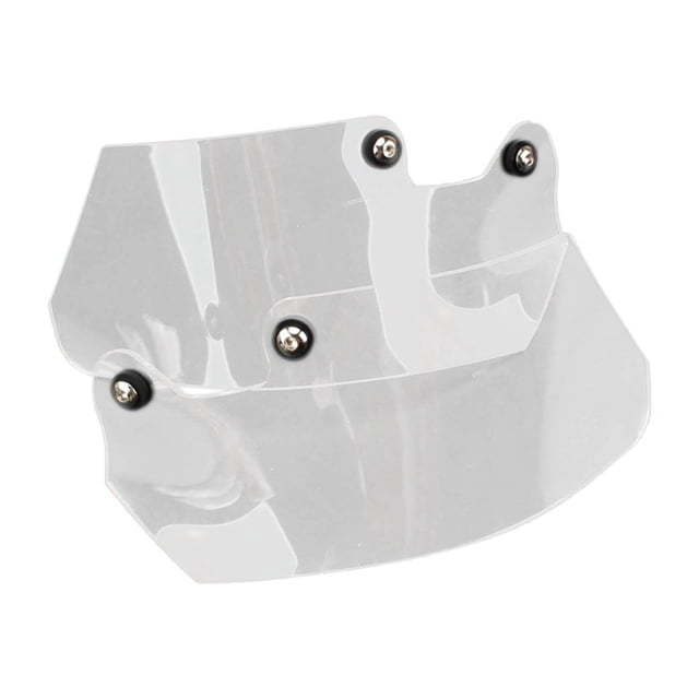 Paneles laterales para parabrisas de motocicleta, 2 piezas, ABS, aptos para motocicleta Negro Zulema Parabrisas de motocicleta