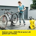 thumbnail image 4 of Karcher K2 Power Control, Pressure Washer, Max 2000 PSI, 26 ft. Hose, Spray Gun, 2 Spray Wands - 1.45 GPM, 4 of 10