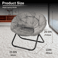 thumbnail image 3 of Grezone Folding Saucer Moon Chair, 3 of 8