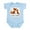 Sky Blue, variant on CafePress - Little Sister Fox Infant Bodysuit - Baby Light Bodysuit, Size Newborn - 24 Months