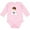 AD-Pink, variant on Cute Boy, Brown Hair, Black Belt, Karate Pose Boys Long Sleeve Baby Bodysuit